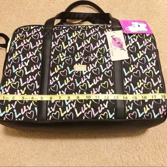 Betsey Johnson weekender rainbow bag NWT - Picture 14 of 16